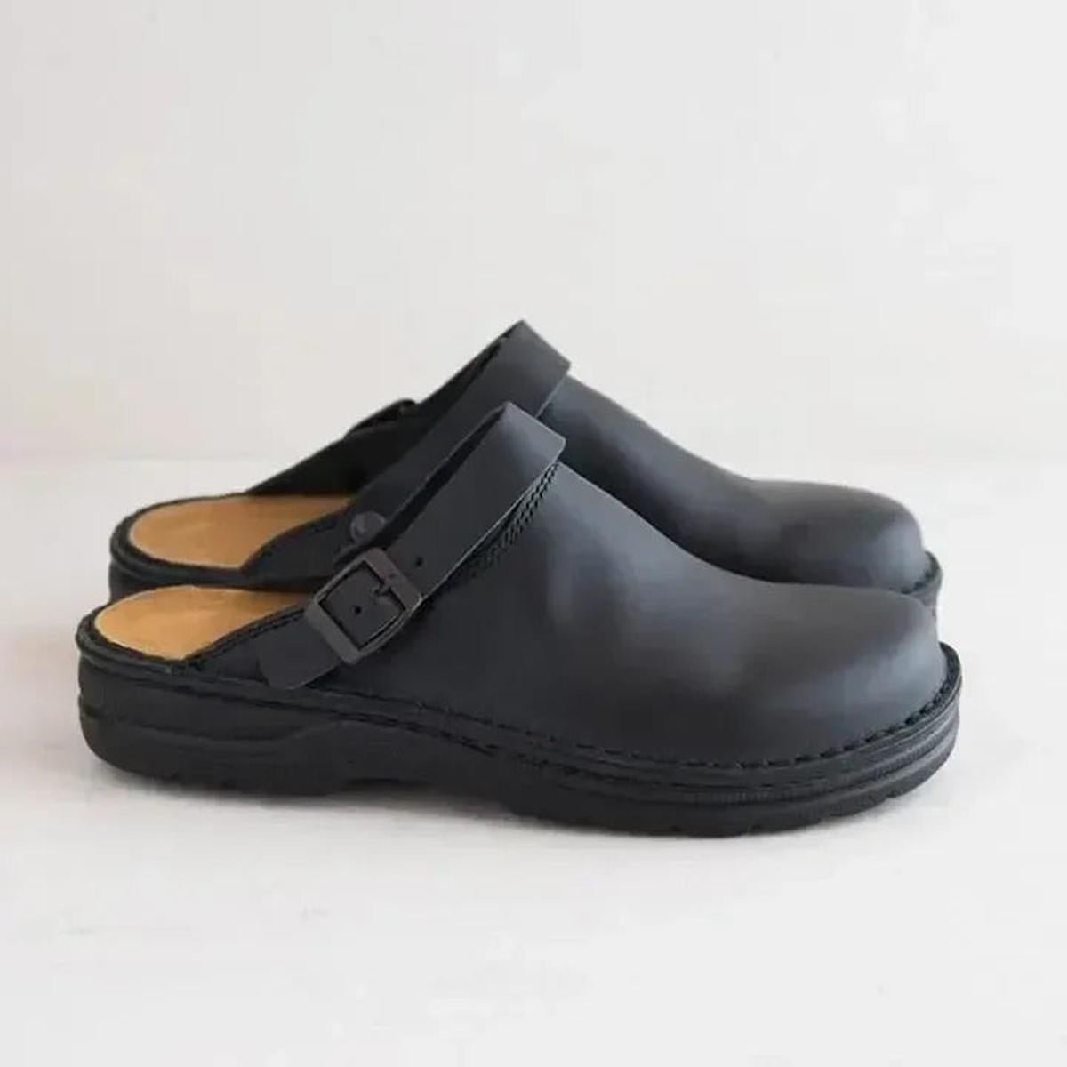 Rowan | Men's Leather Arch Support Mules
