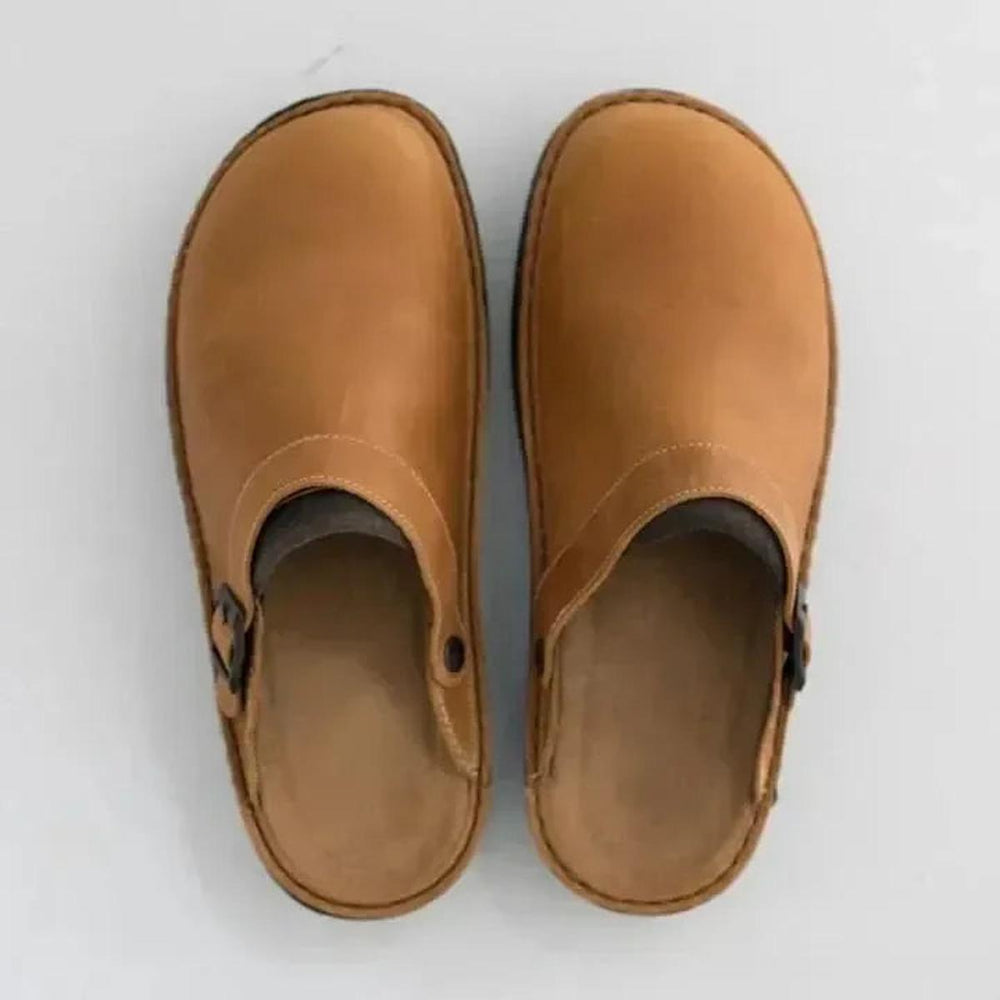 Rowan | Men's Leather Arch Support Mules