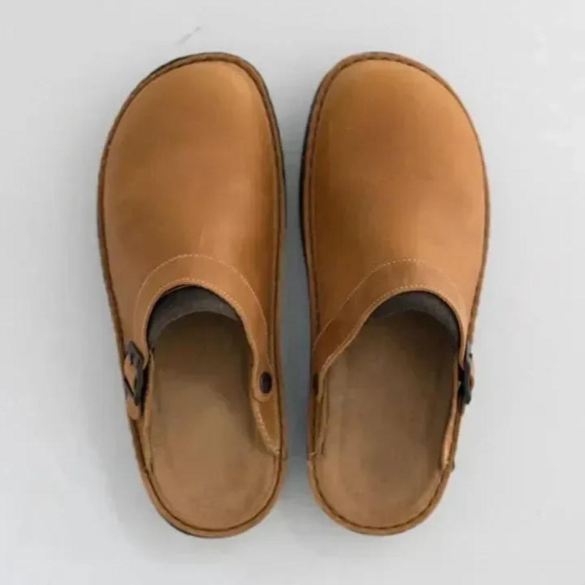 Rowan | Men's Leather Arch Support Mules