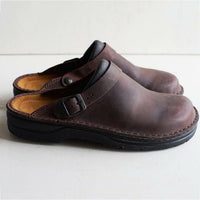 Rowan | Men's Leather Arch Support Mules