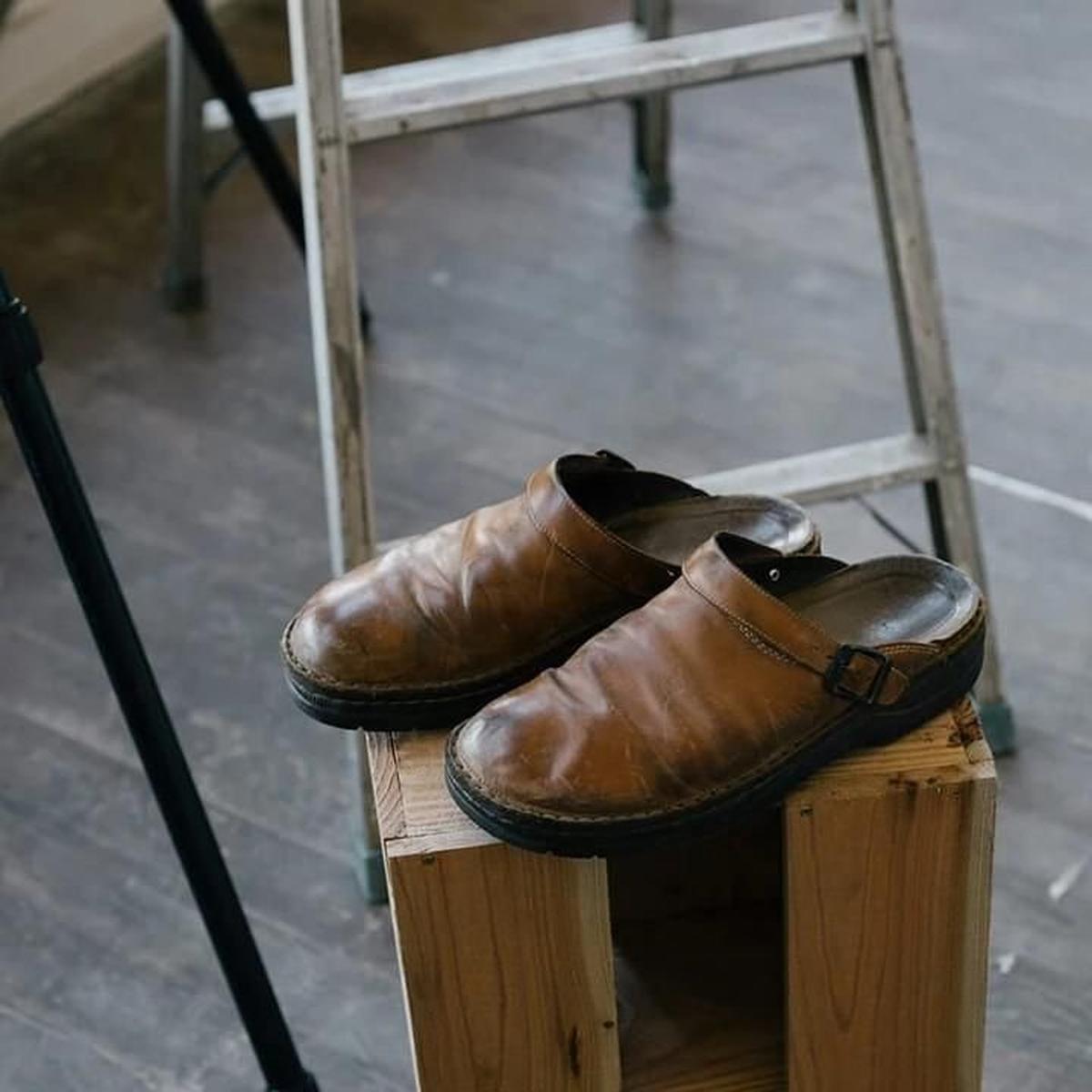 Rowan | Men's Leather Arch Support Mules