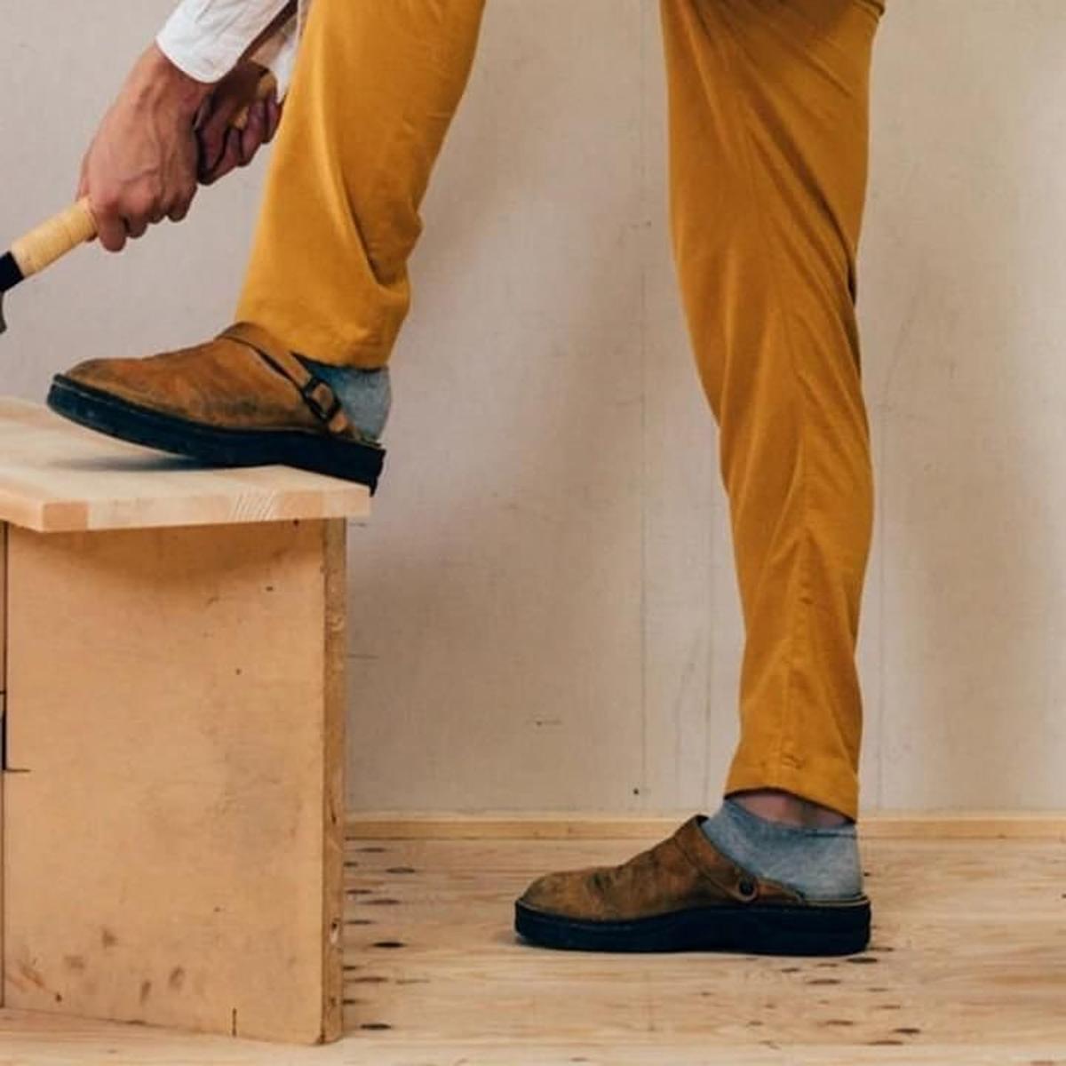 Rowan | Men's Leather Arch Support Mules