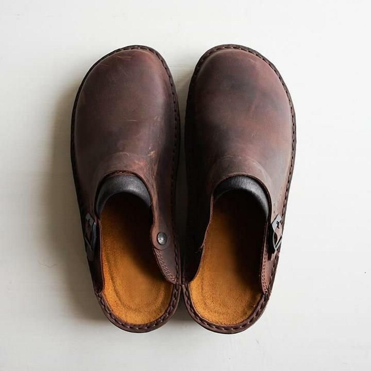 Rowan | Men's Leather Arch Support Mules