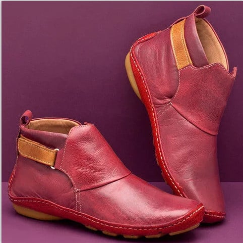 Rowan | Orthopedic Leather Ankle Boots