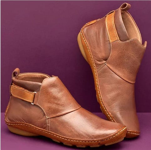 Rowan | Orthopedic Leather Ankle Boots