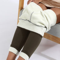 Fleece Lined Leggings High Waist