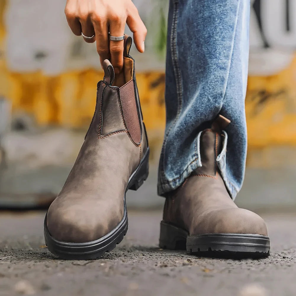 Rowan | Waterproof Leather Chelsea Boots