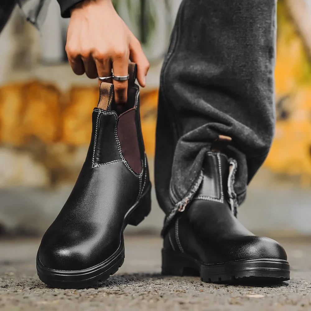 Rowan | Waterproof Leather Chelsea Boots