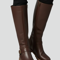 Rowan | Wide Calf Leather Boots