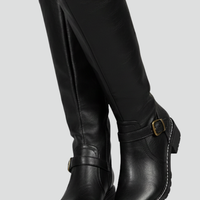 Rowan | Wide Calf Leather Boots