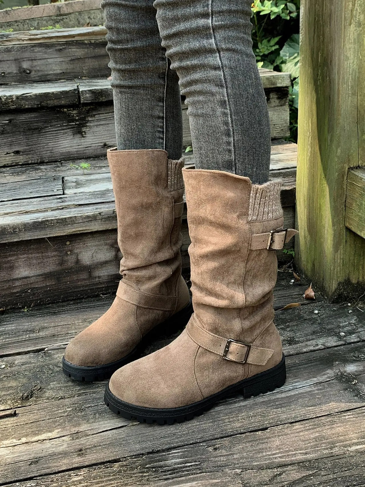 Rowan | Mid-Calf Cowboy Style Boots