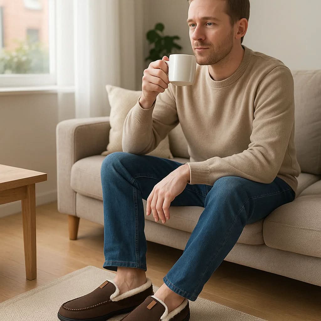 Men's Moccasin Slippers