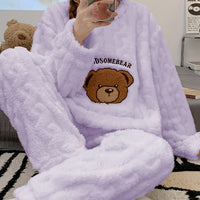 Rowan | Women's Bear Fleece Pyjamas