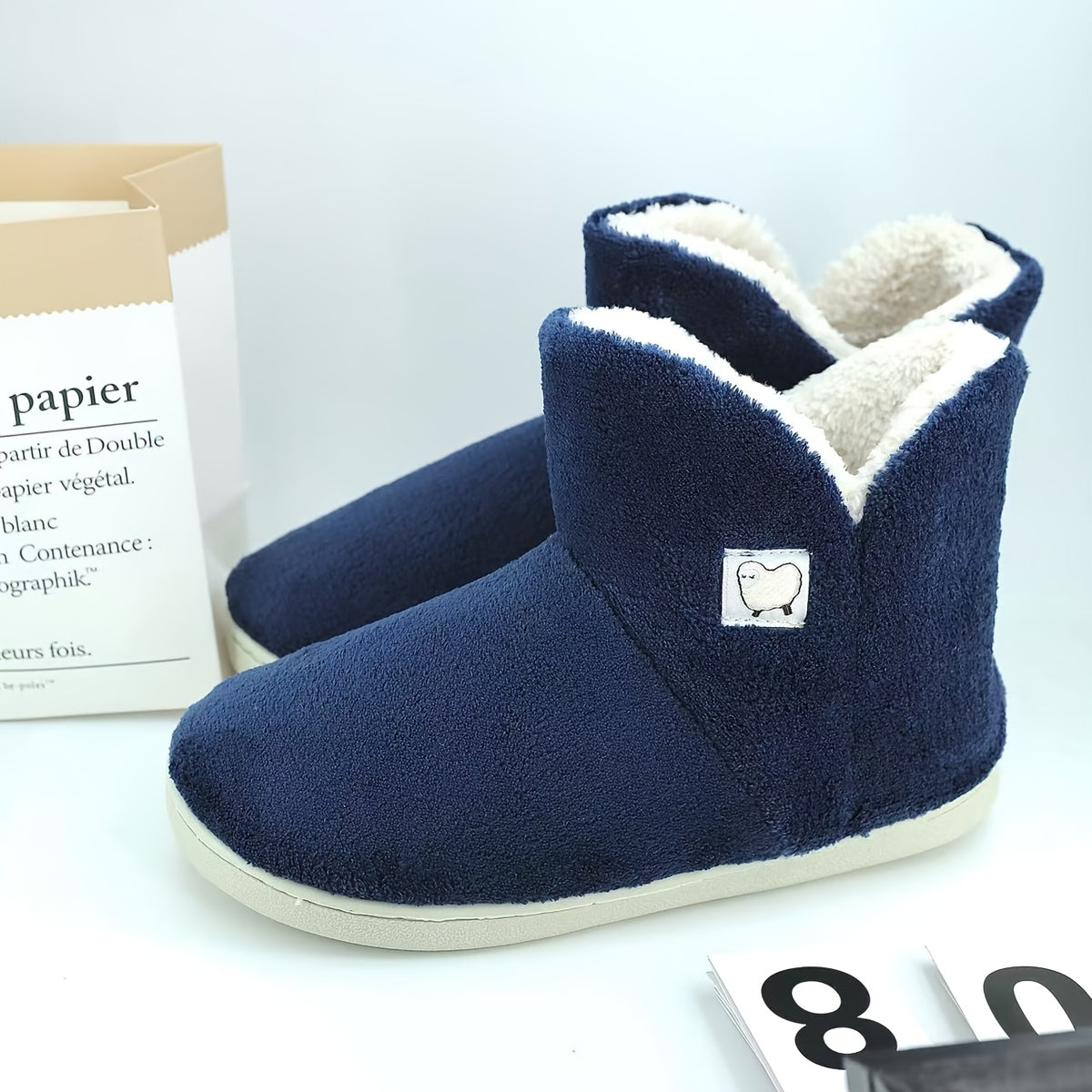 Rowan | High-Top Fleece Slippers