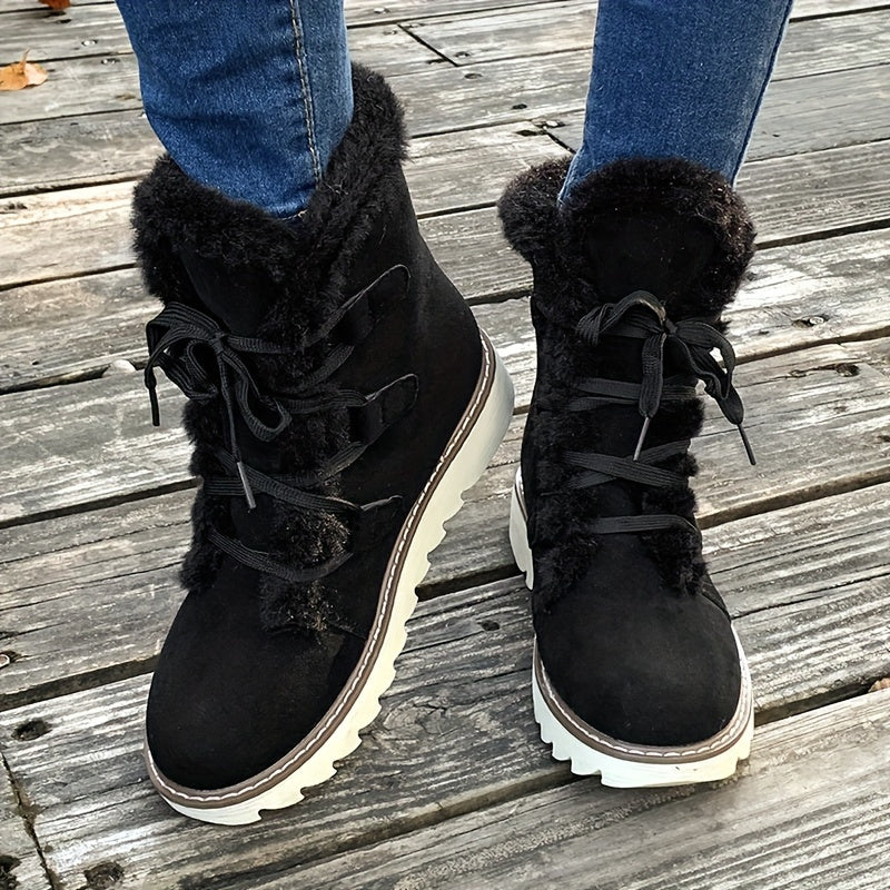 Rowan | Lace-Up Snow Boots