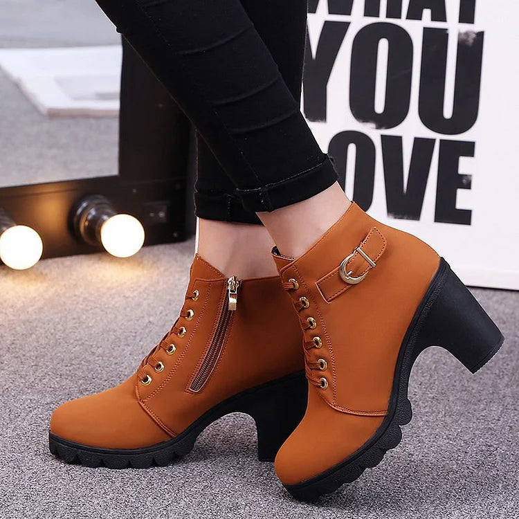 Rowan | Women's Lace-Up Ankle Boots