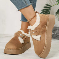 Rowan buckle winter ankle boots
