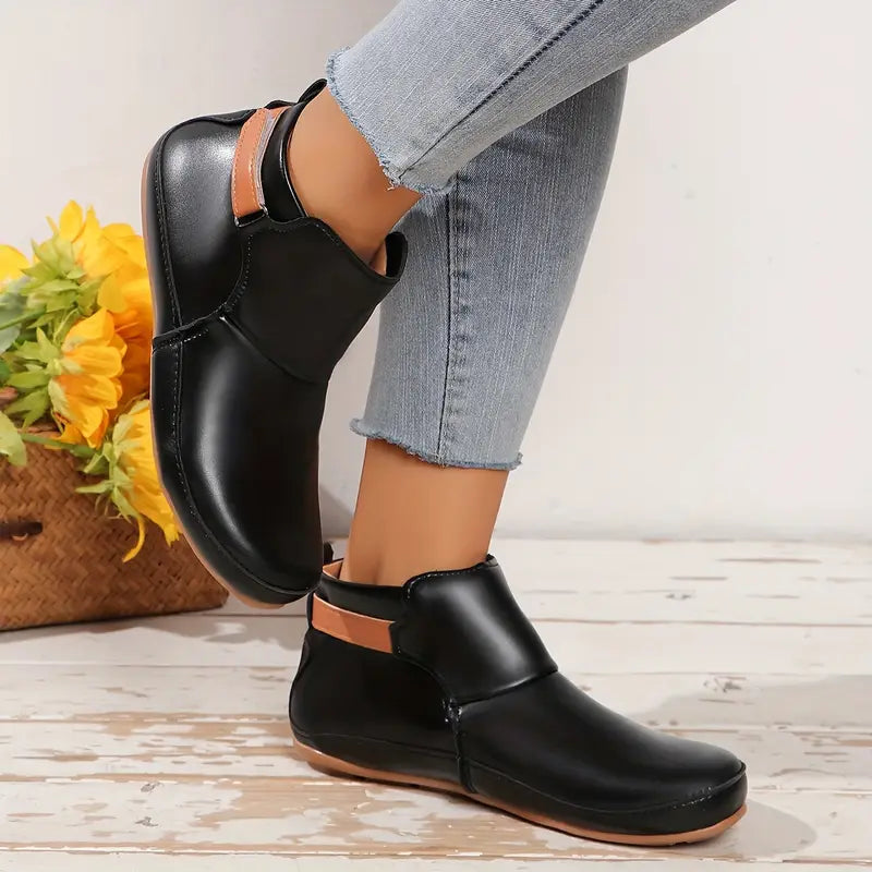 Rowan | Orthopedic Leather Ankle Boots