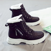 Rowan | Fleece Lined Lace-Up Ankle Boots