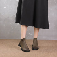 Rowan | Leather Ankle Boots