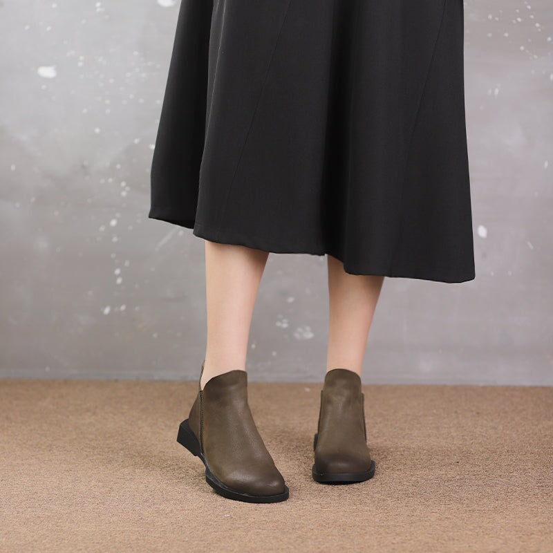 Rowan | Leather Ankle Boots