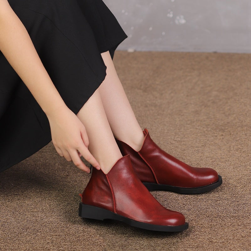 Rowan | Leather Ankle Boots