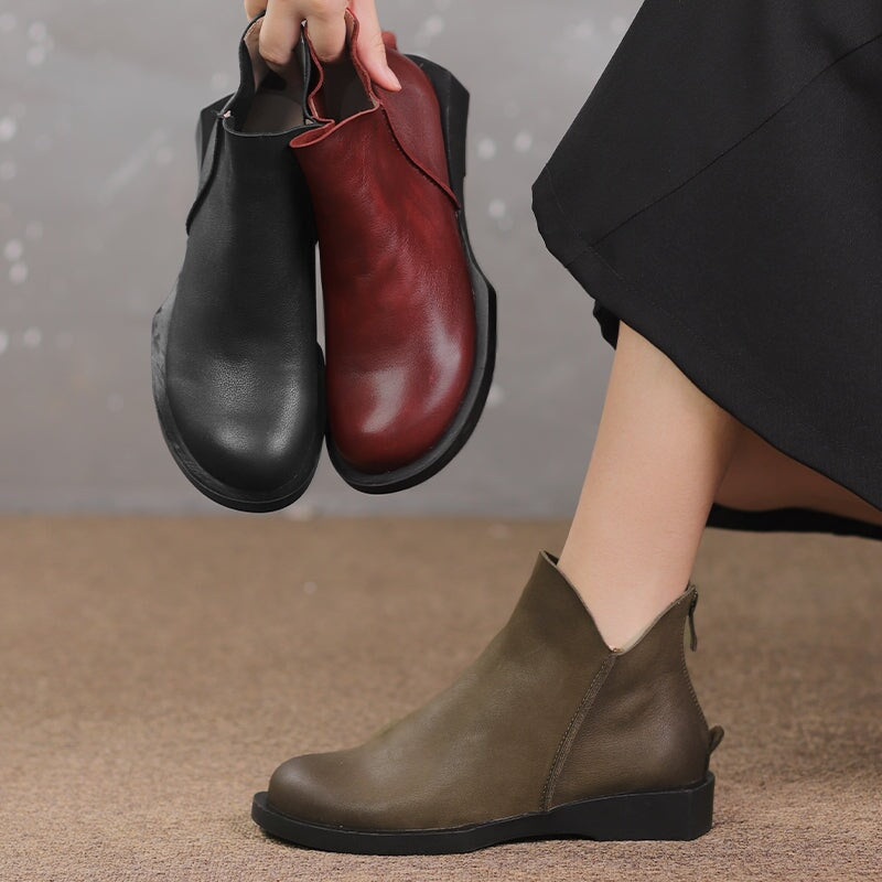 Rowan | Leather Ankle Boots