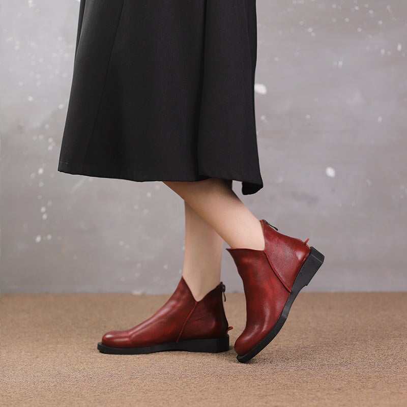 Rowan | Leather Ankle Boots