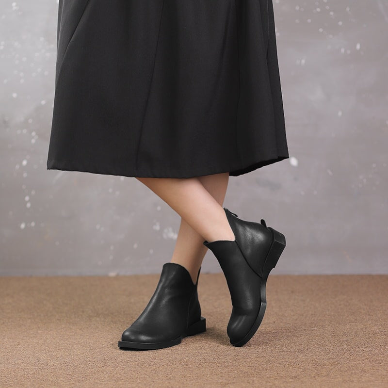 Rowan | Leather Ankle Boots