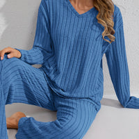 Rowan | Women's V-Neck Loungewear Set