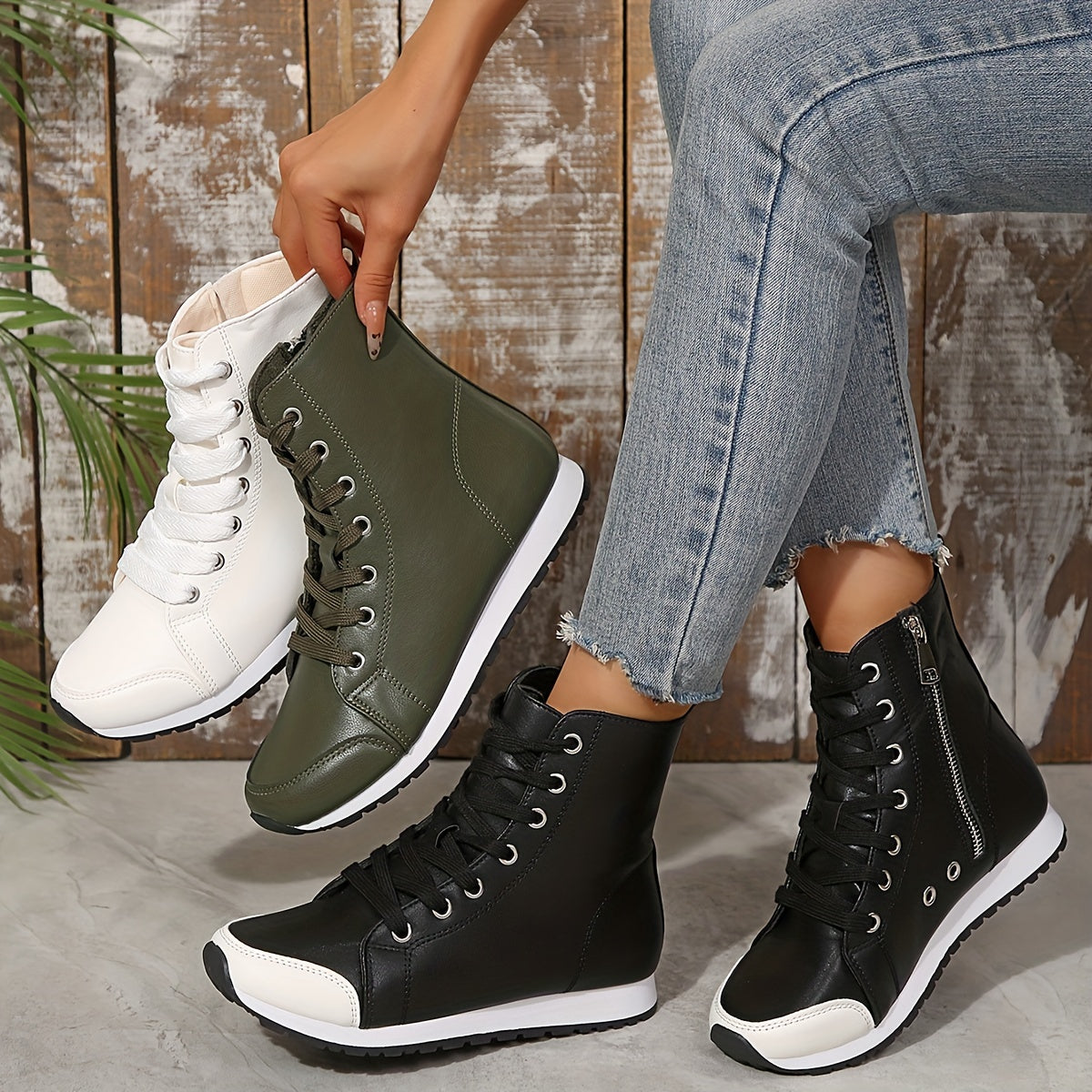 Rowan | High Top Fashion Boots
