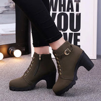 Rowan | Women's Lace-Up Ankle Boots