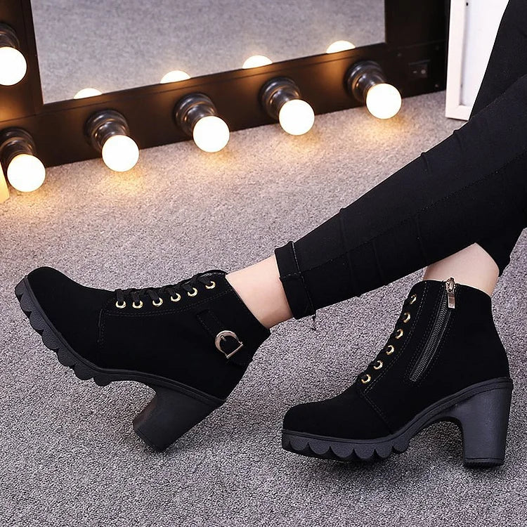 Rowan | Women's Lace-Up Ankle Boots
