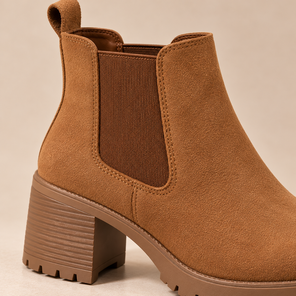 Rowan | Camel Chelsea Boots