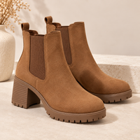 Rowan | Camel Chelsea Boots