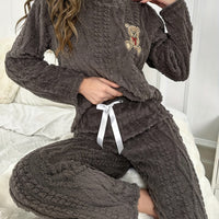 Rowan | Women's Plush Pyjama Set