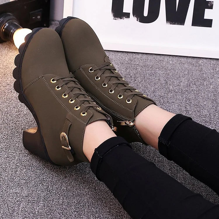 Rowan | Women's Lace-Up Ankle Boots