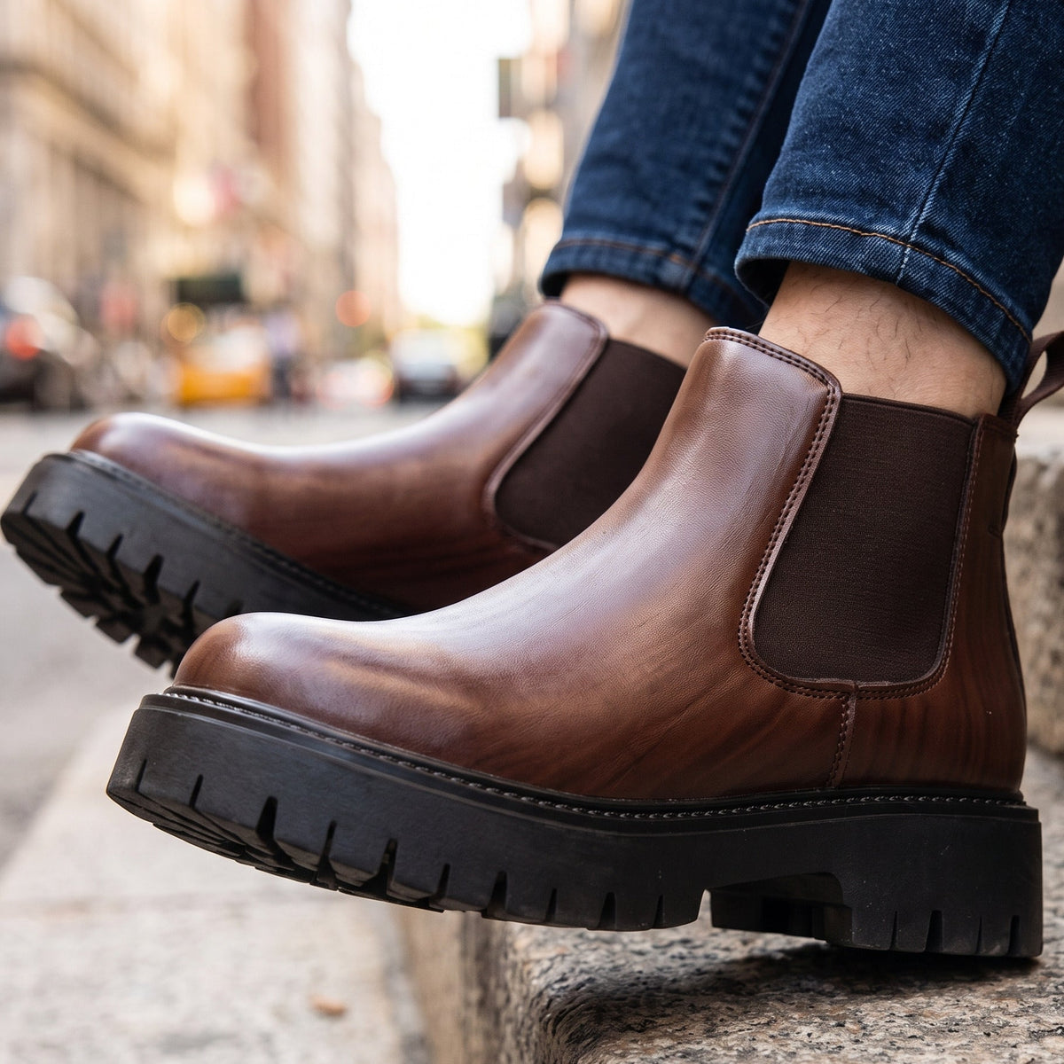 Rowan | Men's Chunky Chelsea Boots