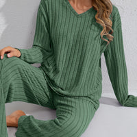 Rowan | Women's V-Neck Loungewear Set