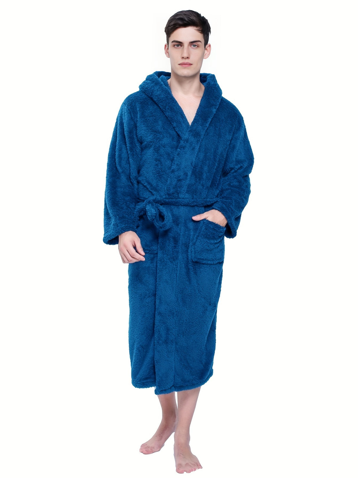 Rowan | Men's Hooded Dressing Gown