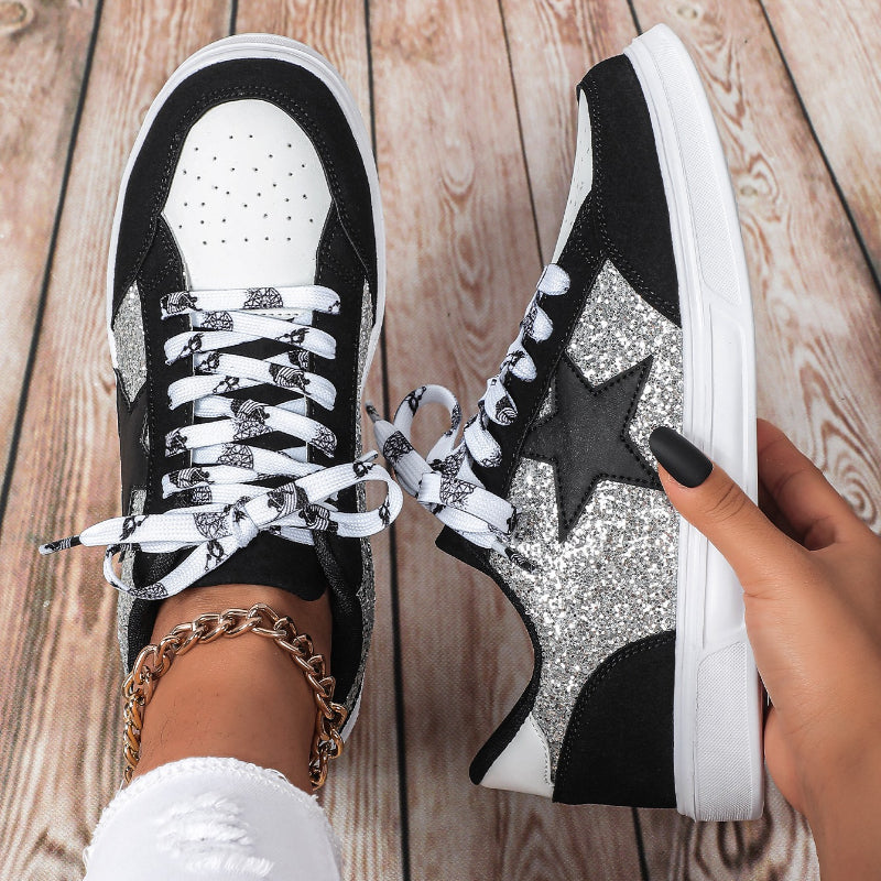 Rowan | Star Glitter Trainers