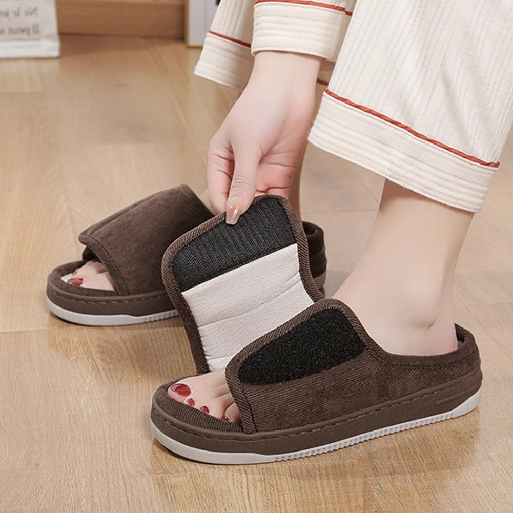 Extra Wide Adjustable Slippers