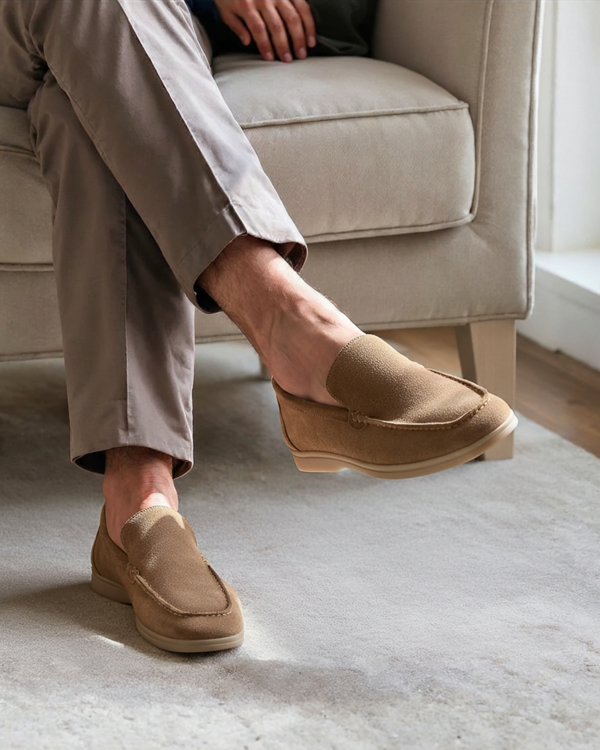 Rowan | Men Suede Loafers