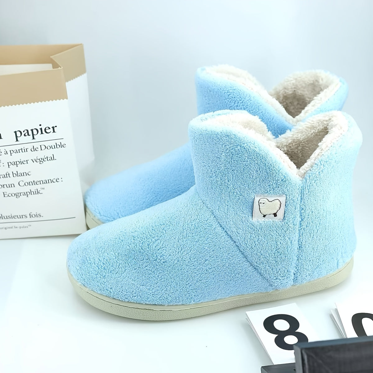 Rowan | High-Top Fleece Slippers