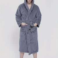 Rowan | Men's Hooded Dressing Gown