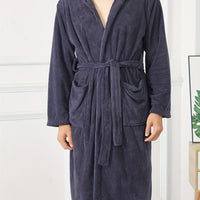 Rowan | Men's Hooded Dressing Gown