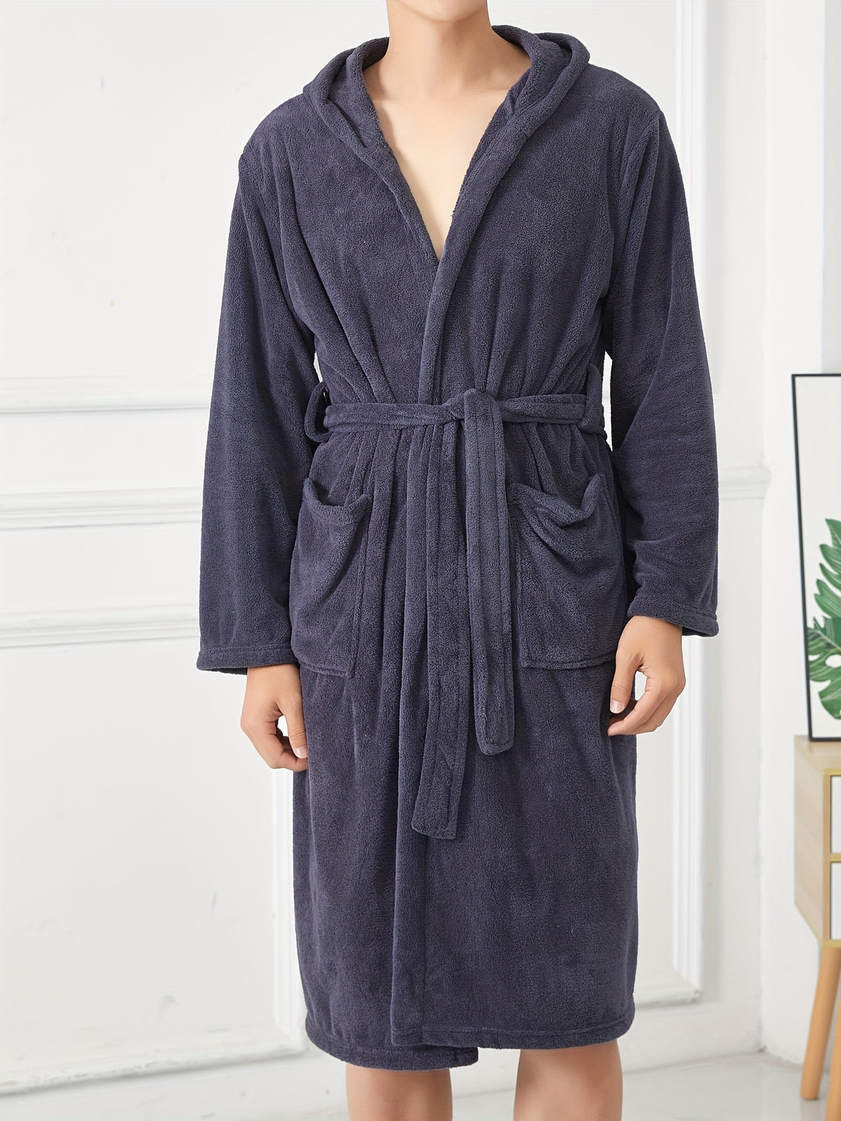 Rowan | Men's Hooded Dressing Gown