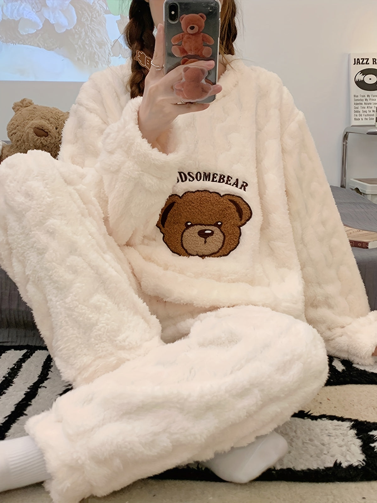 Rowan | Women's Bear Fleece Pyjamas