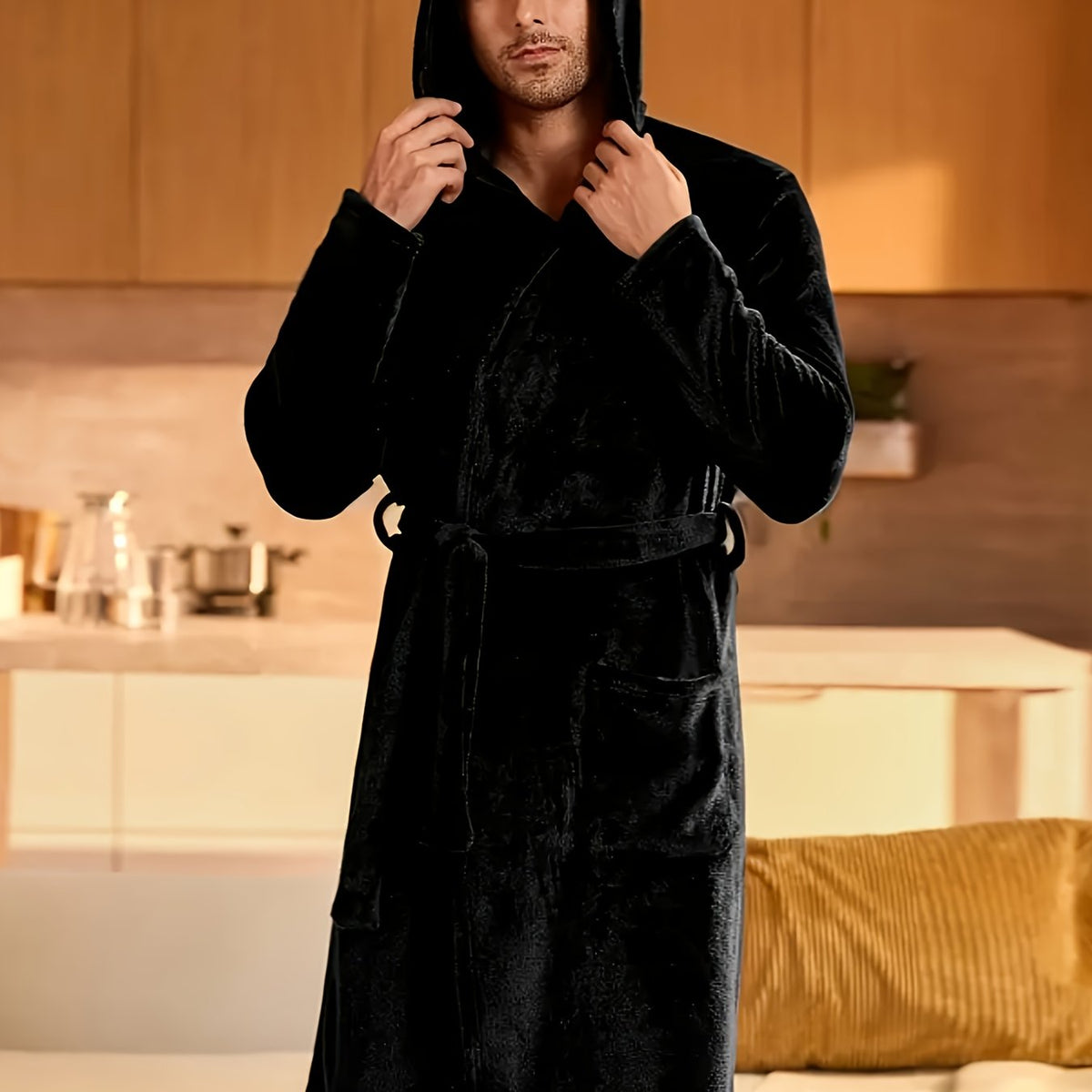 Rowan | Men's Flannel Dressing Gown