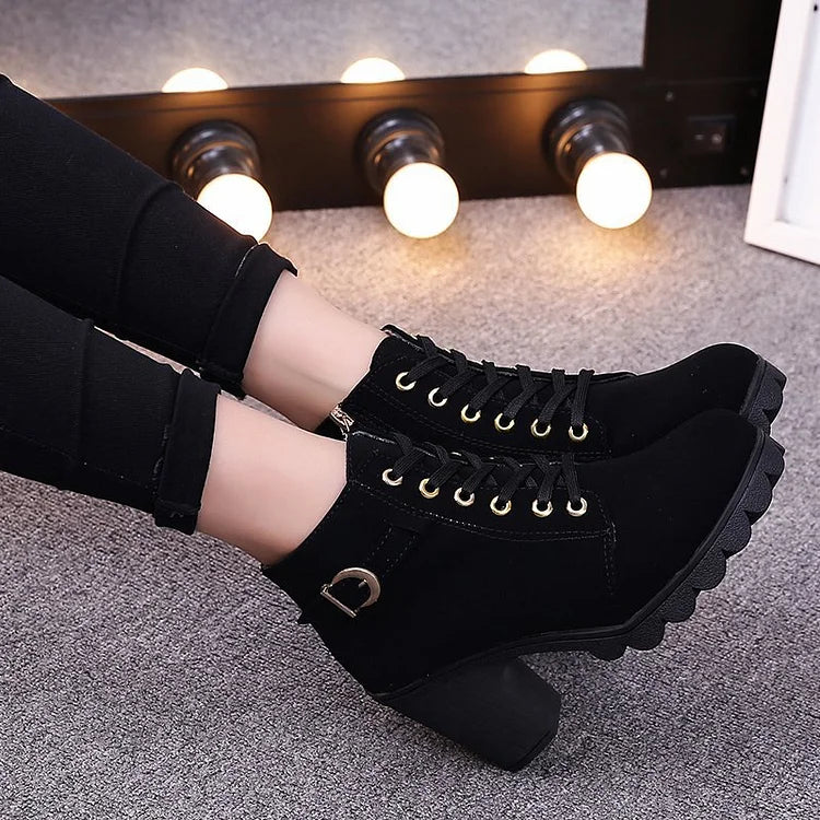 Rowan | Women's Lace-Up Ankle Boots
